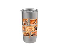 Juguete Punch Monkey abrazando a mamá mono, momentos lindos en equipo Vaso térmico de acero inoxidable de doble pared
