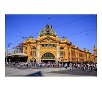 Juguete Puzzle de 2000 piezas, Estación Flinders Street, Melbourne, Victoria, Australia, Gran Juego Educativo para Adultos y Adolescentes