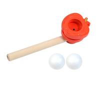 Juguete Que Bolas - Madera, Juego De Bolas De Tubo, Actividad De Habilidad Divertida | Juego De Pipas Y Bolas Flotantes, Juguete De Control De Aliento De Madera De 5.91 Pulgadas Para