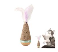 Juguete Rascador para Gatos,Juego de Entrenamiento con Sisal | Juguetes Interactivos para Gatos Base Antideslizante,para Ejercicio, Protección Muebles, Razas Pequeñas a Grandes