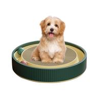 Juguete rascador para gatos, juguete interactivo para gatitos con pista de bolas, cama de descanso para rascar gatos, tabla de reciclaje duradera para protección de muebles, cuenco rascador