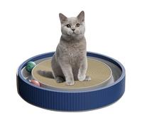 Juguete rascador para gatos, juguete interactivo para gatitos con pista de bolas, cama de descanso para rascar gatos, tabla de reciclaje duradera para protección de muebles, cuenco rascador