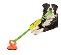 Juguete Remolcador para Cachorro - Cuerda De Masticar De 35,43 Pulgadas | Enriquecimiento para Perros Chirriante - Juguete De Tiro con Cuerda De Nylon Y Goma De Algodón Duradero con 4,72 X
