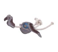 Juguete resistente para perros Knuffelwuff, buitre de gamuza con cuerda de 50 cm