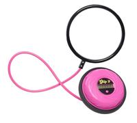 Juguete Retro para Jugar al Aire Libre Skip It, Pelota Luminosa y Contador Digital, Rosa, aro Acolchado de Espuma Blanda para los Tobillos, para niños a Partir de 5 años, de Just Play