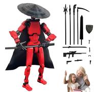 Juguete Robot 3D - Figura de acción mecánica futurista, BOT de Ciencia ficción Impresa articulada | Decoraciones de Escritorio de del estrés Modelo de Pantalla de Mesa Coleccionable Realista, d