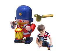 Juguete robot de cuerda para niños, juguete de robot de baile de cuerda | robot de cuerda - movimiento - juguete de desarrollo, regalo de robot, tambor de acción, estatuilla de librería, decoración