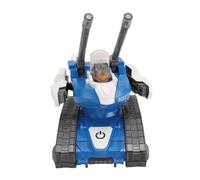 Juguete Robot de Tanque Transformador en Movimiento Automático con Características Giratorias para Niños, Material ABS Seguro, 1 Paquete (Blue)
