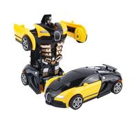 Juguete Robot Deformado - Coche Robot De Control Remoto, Coche De Juguete Transformable Para Niño, Figura Ŕobot 2 En 1 Con Inercia | Transformación Por Botón Y Colisión: Ĵuguete Educativo Y Dec