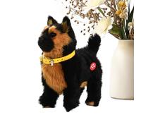 Juguete robot para perros - 8,66 x 7,87 x 3,94 pulgadas, animal electrónico, ladridos, caminatas | Nods, cola revuelta, cachorro realista, perro artificial para Navidad, regalos de cumpleaños para