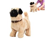 Juguete robot para perros - 8,66 x 7,87 x 3,94 pulgadas, animal electrónico, ladridos, caminatas | Nods, cola revuelta, cachorro realista, perro artificial para Navidad, regalos de cumpleaños para
