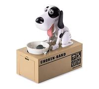 Juguete robótico para ahorrar, hucha con diseño adorable que funciona con pilas y tiene un mecanismo para robar monedas. Artículo decorativo ideal