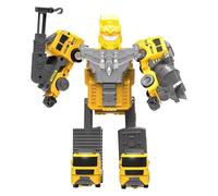 Juguete robótico - Presione y vaya a transformar vehículos | Figura de acción de conversión de robot | Juguete Robot Car | Robot combinado 5-in-1 Tome figuras de acción de toyes de deformación del aut