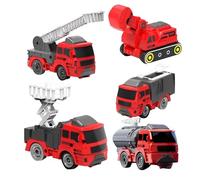 Juguete robótico - Presione y vaya a transformar vehículos | Figura de acción de conversión de robot | Juguete Robot Car | Robot combinado 5-in-1 Tome figuras de acción de toyes de deformación del aut