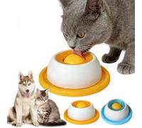 Juguete Rompecabezas para Perros, Tazón Interactivo para Lamer, Comedero Lento para Estimulación Mental, Entrenamiento de Comida Saludable para Cachorros