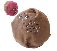 Juguete rompecabezas Snuffle para perros - Juguete interactivo para perros, juguetes interactivos para enriquecer al perro | Juguete de heno portátil, adorable juego de rapé, peluche para perros en