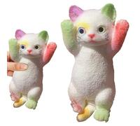 Juguete Sensorial de Gatos Lindos, Squishy Toy de Gato Juguetes para Aliviar la Ansiedad Sensoriales,Divertido Novedoso Animales Alivio del Estrés para la Relajación de la Ansiedad
