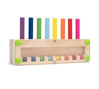 Juguete sensorial de madera para el reconocimiento del color y el desarrollo de la coordinación de los ojos de la mano en niños en edad preescolar, reconocimiento de color, diseño de bolígrafo