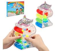 Juguete Sensorial de Unicornio - Clasificación Colores para Apretar y Amasar Autismo, Antiestrés Niños, Alivio del Estrés el TDAH, Aprendizaje
