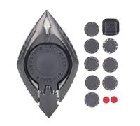 Juguete sensorial Giratorio con yema del Dedo de Metal, Soporte para teléfono para aliviar el estrés, diseño romboide, Ejercicio de Mano, Reductor de ansiedad, TDAH, Autismo, (Gris)