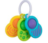 Juguete sensorial para beb s Fat Brain Toys Dimpl Clutch Popping, mordedor y juguete para beb s de 0 meses en adelante