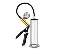 Juguete Sexual con Bomba de Pene, Ayuda Para la Erección con Bomba Manual la Ampliación del Pene de Erección, Expansor de Silicona para Hombres Principiantes, Presión Negativa Máxima