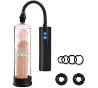 Juguete Sexual con Bomba de Pene con Funda Duradera para Masturbador de Agrandamiento de Pene WeDol con Marcador de Medición de Cilindro Transparente