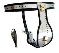 Juguete sexual con cinturón de castidad masculina, la mejor experiencia de bondage y fetiche, un juguete sexual único y estimulante que satisface tus deseos.(110/120cm)