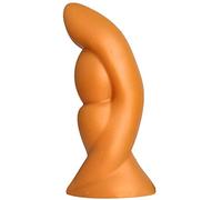 Juguete sexual para mujeres, extremadamente duro, plug anal para hombres, plug anal, extremadamente grande, silicona, grande, profesional, suave, eje grueso, resistente al agua, dorado(Gold,Medium)