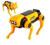 Juguete Solar Para Perro Robot - Kit STEM Educativo Mecánico, Modelo De Aprendizaje Inteligente Para Construir | Conjunto De Experimentos Científicos Con Energía Solar Para Estudiantes De Formación En