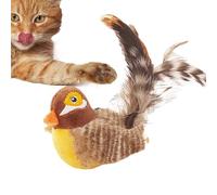 Juguete Sound Bird - Toy de gato interactivo, simulación de pájaros | El movimiento de chirrido realista, estimulante del tiempo de juego con entretenimiento interior, involucra instintos de caza, man