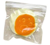 Juguete Squishy Patita De Gato Silicona 11x11x3cm, Pastel Queso Kawaii Textura Lento Retorno, Antiestrés Sensorial para Niños Adolescentes Adultos Regalo Divertido