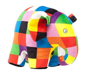 Juguete Suave Elmer Rainbow Diseño EL1441 | Diseño colorido brillante, felpa súper suave, fomenta el reconocimiento de colores, adecuado desde el nacimiento