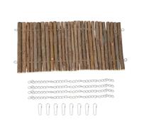 Juguete Swing Swing de Wood Hamster, Willow Branch Dwarf Rabbit Toys para una Pequeña Jaula para Mascotas, Hamaca Colgante de Chinchilla con Juguete de Tumba de Indias