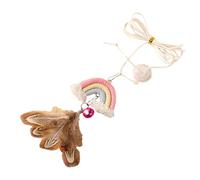 Juguete Teaser Para Gatos: Dispositivo De Juego Con Plumas, Juguete Interactivo Para Colgar En La Puerta | Mecanismo De Oscilación Ajustable Con Accesorio De Pluma Duradero, Dispositivo De Actividad E