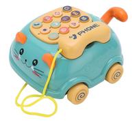 Juguete Telefónico para Niños, 16 Funciones con Simulación Escena y Clima, Sonido Alta Fidelidad Menos 65 dB Bilingüe Chino Inglés, for Jugar en Casa Aprender Idiomas Desarrollar Habilidades Sociales