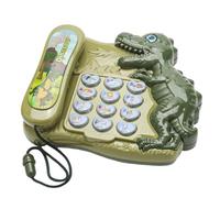 Juguete Telefónico - Teléfono De Juego De Simulación De Dinosaurio De Dibujos Animados, Juguetes De Aprendizaje Automático De Historia, Simulación De Educación Temprana, Juguete Del Teléfono Engagea
