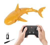 Juguete tiburón - emisor de radio | Simulación de animales marinos + inmersión profunda, iluminación LED | Regalo de piscina para niños y cumpleaños