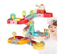 Juguete Tobogán para Baño - Pista De Agua con Ventosas Fuertes, Juego De Ducha para Niños con Bolas | Entretenimiento Educativo para Niños Y Niñas