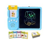 Juguete Vocal Preescolar - Lector de Tarjetas de Aprendizaje, Herramienta educativa de práctica del lenguaje, de reconocimiento de Sonido, Tableta de Escritura y Dibujo, diseño amigable |