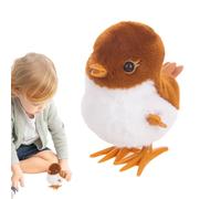 juguetedepájaro para niños - 8,5 x 6,5 x 9,5 cm juguetedepeluche de gorrión Que se enrolla Mecanismo de relojería juguetedeanimal Que Salta y Camina No Requiere batería juguetedejuego Interact