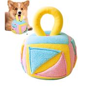 jugueteinteractivo para perros - Bola de tela duradera de 12x12x18 cm, juego de masticación dispensador de golosinas, jugueteestimulante del cerebro | juguetede alimentación y actividad mental para