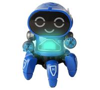 jugueteRobot con luces -Robot LED interactivo, estatuilla de juego electrónico, jugueteRobot caminando | Divertido educativo para, jugueteDe aprendizaje STEM, regalo de cumpleaños para niños y