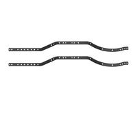 Juguetes Accesorios Compatible con AXIAL para SCX10 90027 90046 90047 RC Car Crawler Truck Vehicle Model 2 Piezas De Acero para Rieles Marco Chasis