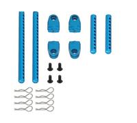 Juguetes Accesorios Compatible con Tamiya para TT02 Piezas De Mejora Soportes Poste Carrocería Ensamblados Metal Carcasa Coche Clips R Pieza Columna Fijación 1/10 RC