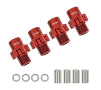 Juguetes Accesorios Compatible con Traxxas JATO 4X4 para VXL 9086 1/8 RC Coche Piezas Upgrade Cubos De Rueda 17 Mm Aleación Aluminio 7075 Ensanche +5