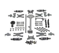 Juguetes Accesorios Compatible con WLtoys A959 A949 A969 A979 K929, Actualización De Metal para Brazo Oscilante, Kit Amortiguador Varillaje Dirección, Piezas Coche RC 1/18