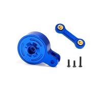 Juguetes Accesorios Para Arrma 3S 4S BIG Para Rock Para Granite Para Kraton Para Outcast Para Senton 1/10 Metal 23T 25T Servo Saver Con Enlace Fijo Piezas Coche RC(Blue,23T)