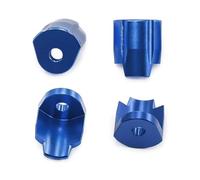 Juguetes Accesorios Para Arrma Para Mini Para Mojave Para Grom Para Granite Para Typhon 1/18 1/14 Actualización Metal 4Piezas Cubierta Protectora Choque Piezas Coche RC(Blue)