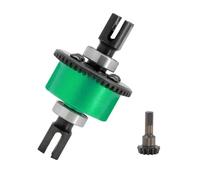 Juguetes Accesorios Para Arrma Por Infraction Para Limitless 1/7 Para Typhon 1/8 Para Senton 6S 1/10 Diferencial Trasero Delantero Metal 43T 13T RC Piezas Mejora Coche(Green)